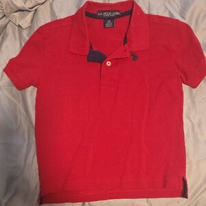 U.S. Polo Assn. Kids Bright Red Polo